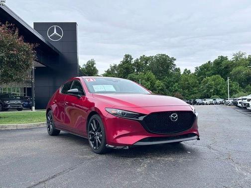 Soul Red Crystal Metallic 2021 Mazda Mazda3 AWD w/Premium Package