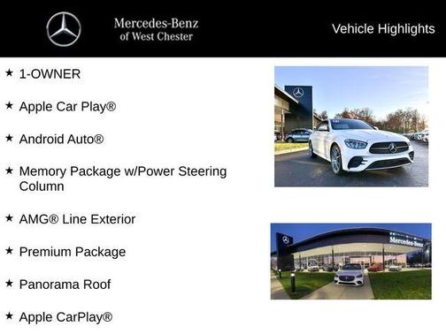 2021 Mercedes-Benz E-Class E 350 4MATIC