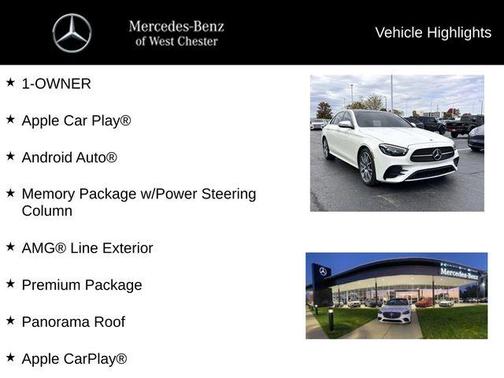 2021 Mercedes-Benz E-Class E 350 4MATIC