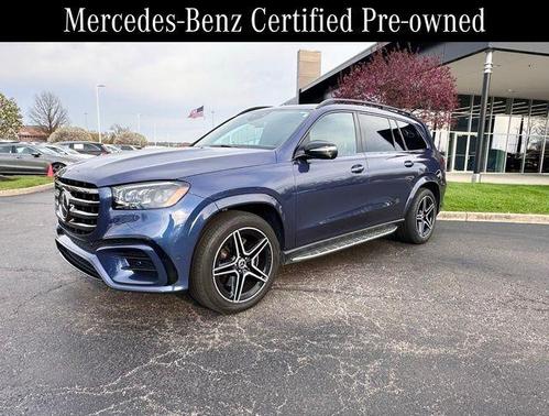 Blue 2024 Mercedes-Benz GLS 450 4MATIC