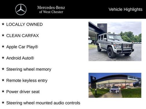 2017 Mercedes-Benz G-Class G 550