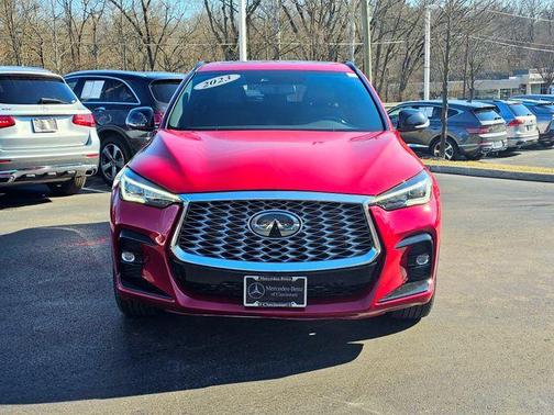 Dynamic Sunstone Red 2023 INFINITI QX55 ESSENTIAL