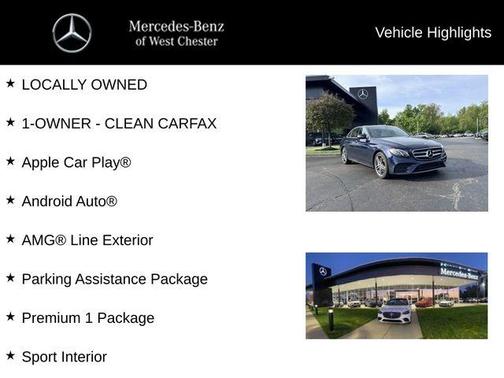 Blue Metallic 2019 Mercedes-Benz E-Class E 300