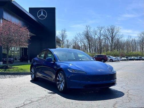 Deep Blue Metallic 2025 Tesla Model 3 Long Range