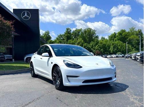 Pearl White Multi 2023 Tesla Model 3 Performance