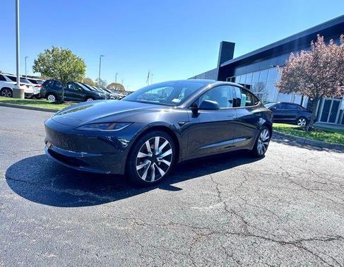 Stealth Gray 2024 Tesla Model 3 Long Range