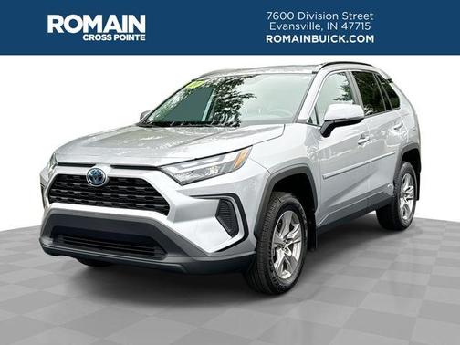 Silver 2024 Toyota RAV4 Hybrid XLE