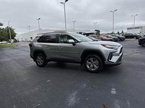 Silver 2024 Toyota RAV4 Hybrid XLE