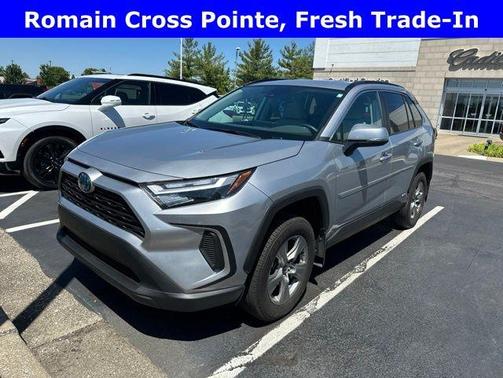 Silver Sky Metallic 2024 Toyota RAV4 Hybrid XLE