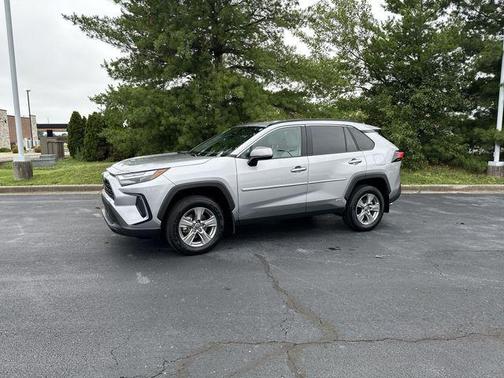 Silver 2024 Toyota RAV4 Hybrid XLE