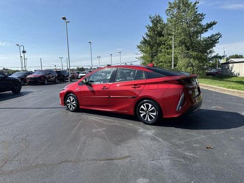 Red 2018 Toyota Prius Prime Advanced