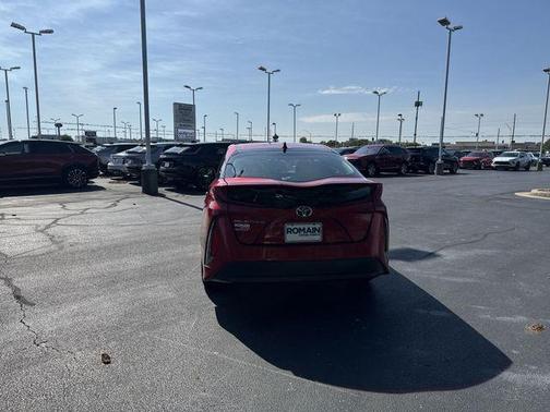 Red 2018 Toyota Prius Prime Advanced