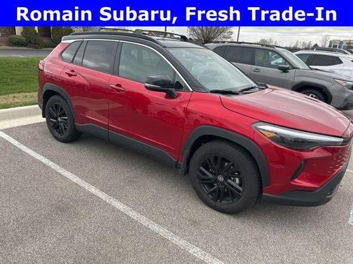 Red 2026 Toyota Corolla Cross Hybrid XSE