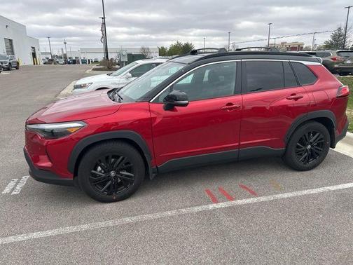 Red 2026 Toyota Corolla Cross Hybrid XSE