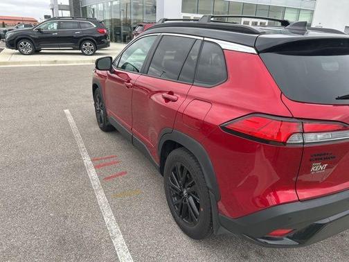 Red 2026 Toyota Corolla Cross Hybrid XSE