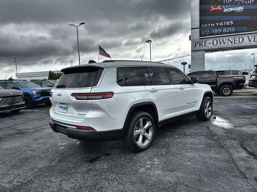 Bright White Clearcoat 2022 Jeep Grand Cherokee L Limited