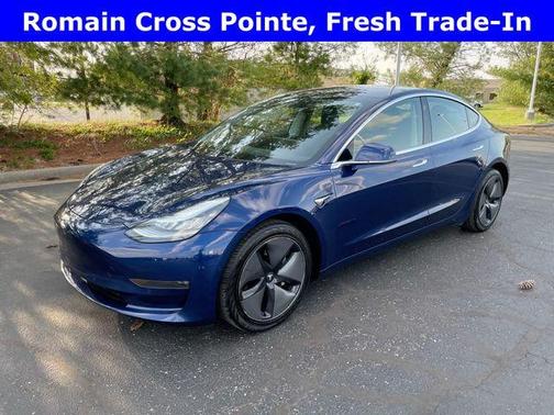 Deep Blue Metallic 2018 Tesla Model 3 Long Range
