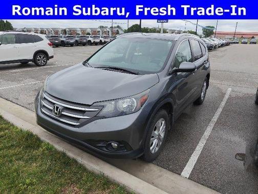 Gray 2013 Honda CR-V EX-L