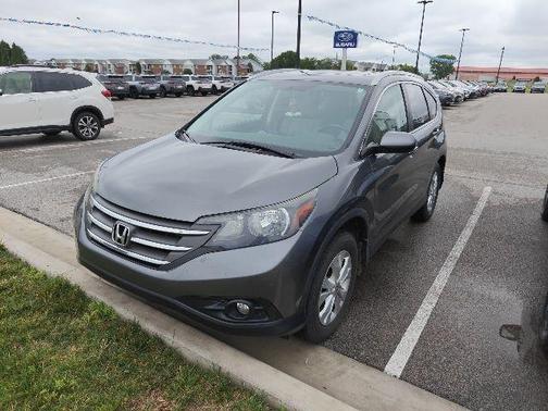 Gray 2013 Honda CR-V EX-L