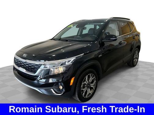 Cherry Black 2021 Kia Seltos EX