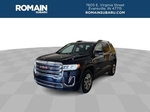 Midnight Blue Metallic 2022 GMC Acadia SLE