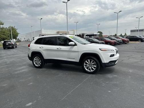 Bright White Clearcoat 2017 Jeep Cherokee Limited