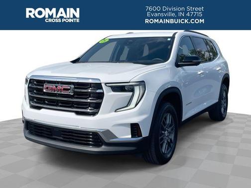 Summit White 2025 GMC Acadia Elevation