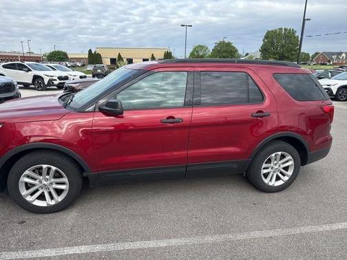 Red 2017 Ford Explorer Base