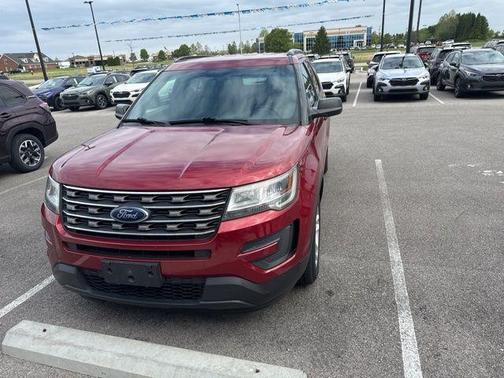 Red 2017 Ford Explorer Base