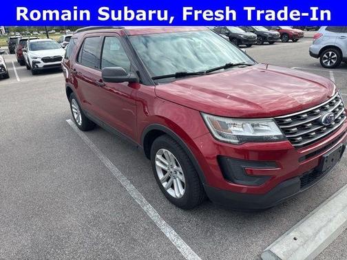 Red 2017 Ford Explorer Base