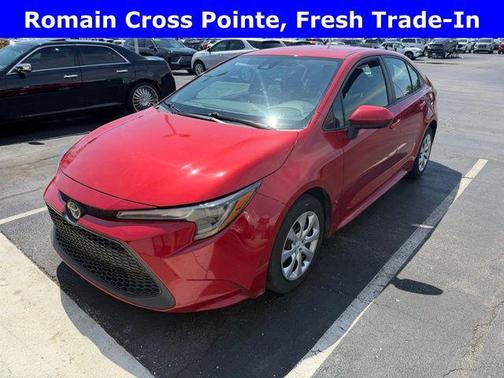Red 2021 Toyota Corolla LE