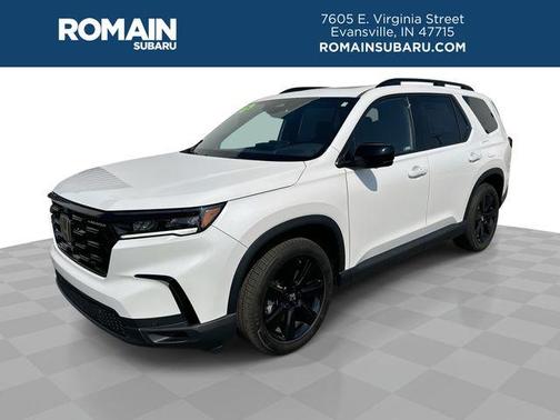 White 2025 Honda Pilot Black Edition