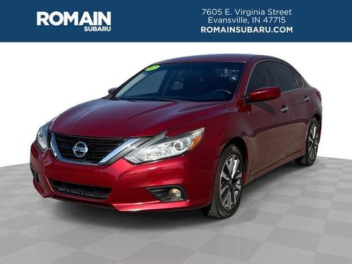 Red 2017 Nissan Altima 2.5 SV