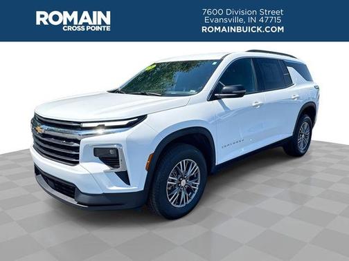 Summit White 2025 Chevrolet Traverse LT
