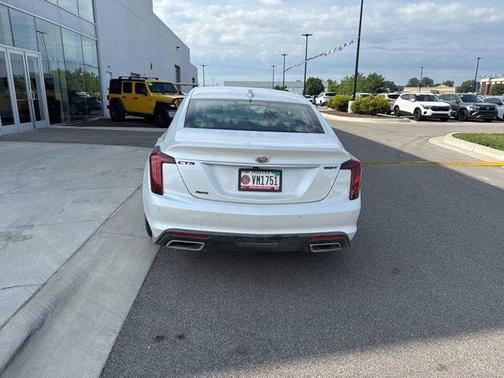 Crystal White Tri-Coat 2024 Cadillac CT5 Luxury RWD