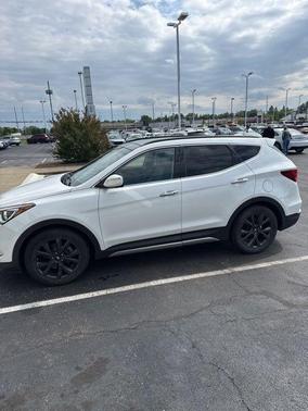 Frost White Pearl 2018 Hyundai Santa Fe Sport 2.0L Turbo Ultimate