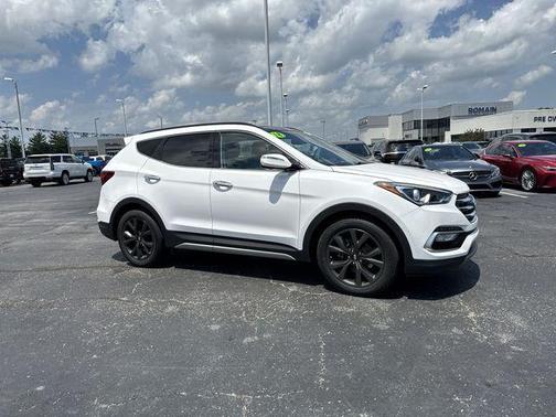 Frost White Pearl 2018 Hyundai Santa Fe Sport 2.0L Turbo Ultimate