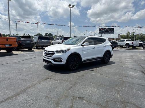 Frost White Pearl 2018 Hyundai Santa Fe Sport 2.0L Turbo Ultimate