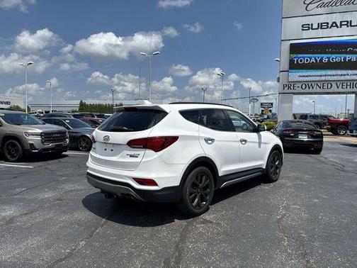 Frost White Pearl 2018 Hyundai Santa Fe Sport 2.0L Turbo Ultimate