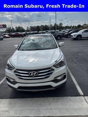 Frost White Pearl 2018 Hyundai Santa Fe Sport 2.0L Turbo Ultimate
