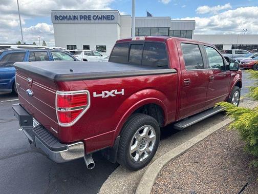 Red 2013 Ford F-150 Lariat