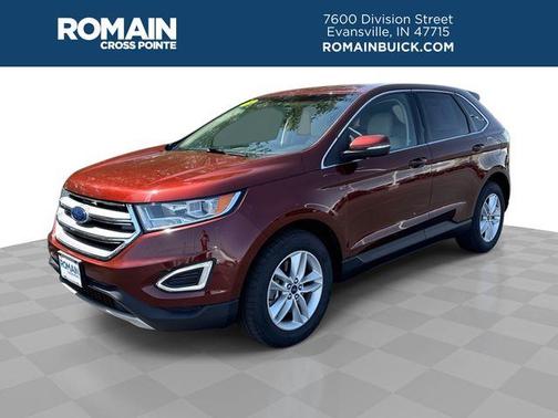 Maroon 2015 Ford Edge SEL
