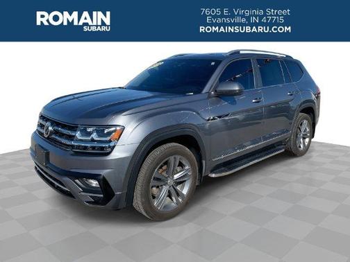 Platinum Gray Metallic 2019 Volkswagen Atlas 3.6 V6 SEL R-Line