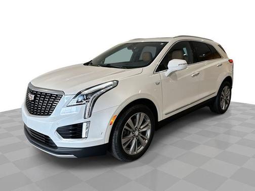 Crystal White Tri-Coat 2024 Cadillac XT5 Premium Luxury