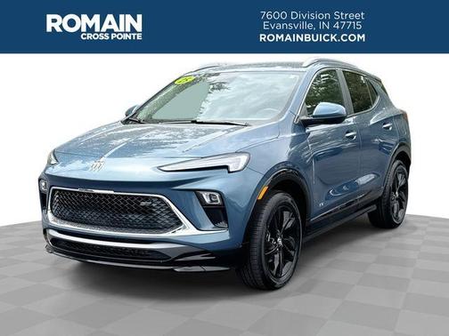 Ocean Blue Metallic 2025 Buick Encore GX Sport Touring