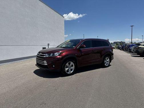 Red 2019 Toyota Highlander Limited