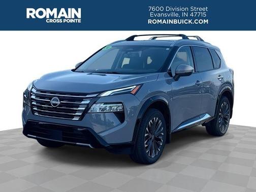 Boulder Gray Metallic 2024 Nissan Rogue Platinum