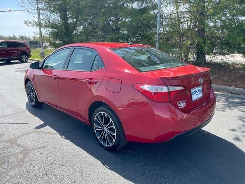 Red 2016 Toyota Corolla S Plus