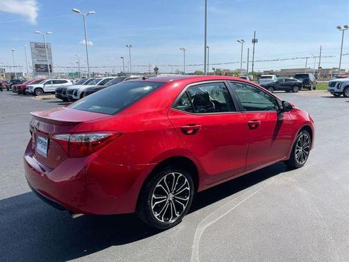 Red 2016 Toyota Corolla S Plus