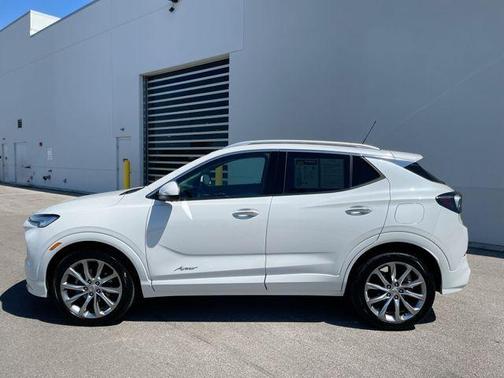 White Frost Tri-Coat 2024 Buick Encore GX Avenir